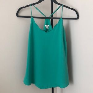 J. Crew Scalloped Cami Top